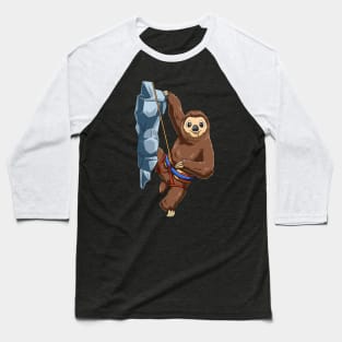 Sloth As A Mountaineer Baseball T-Shirt